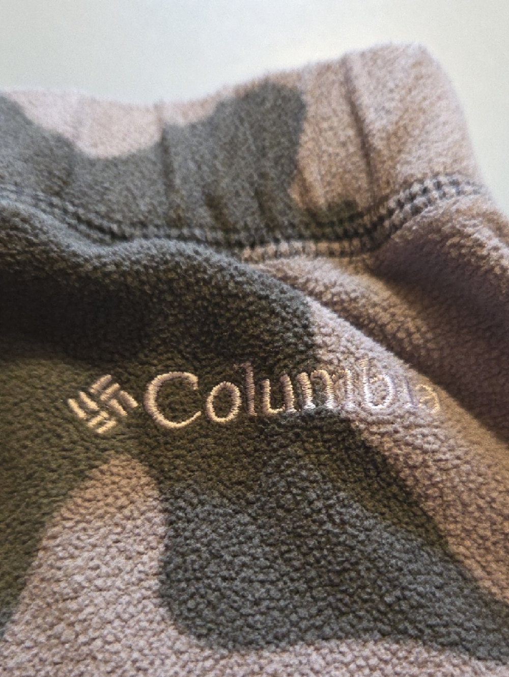 Columbia Kids Camouflage Fleece Joggers - Green & Brown - Picture 2 of 4